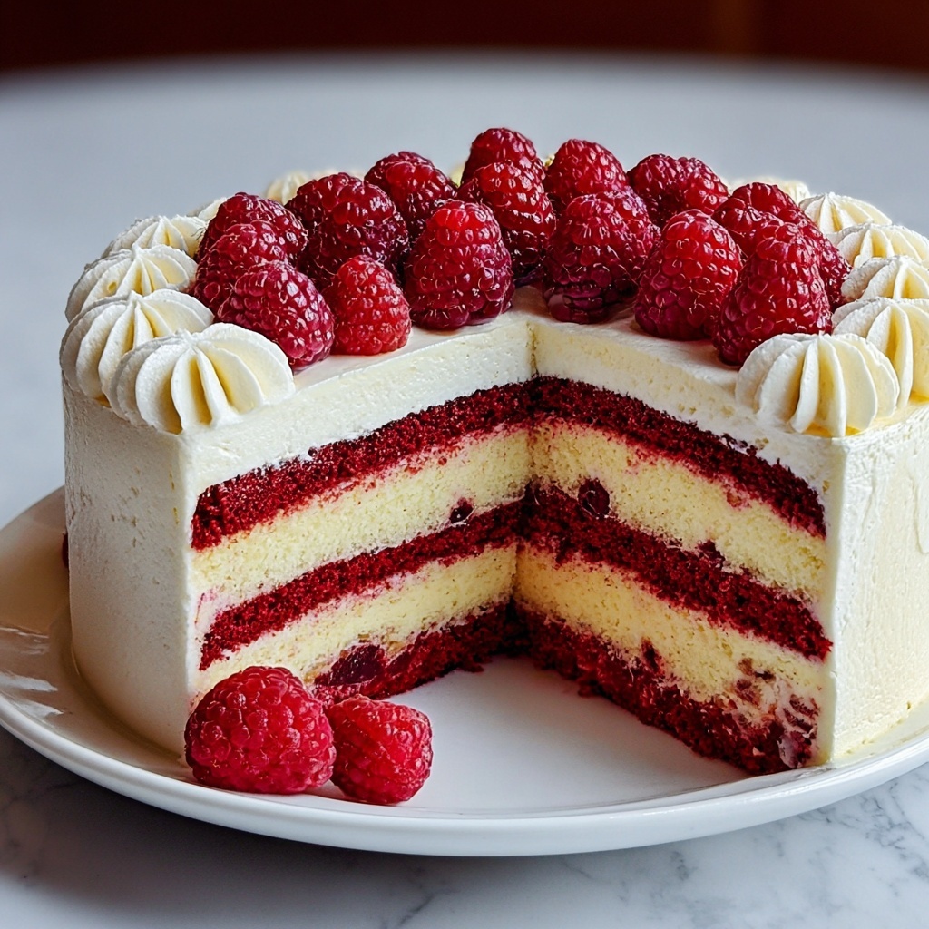 White Chocolate Raspberry Dream Cake Recipe - Recipe Image