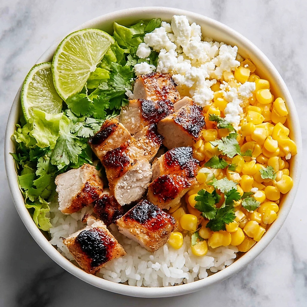 Street Corn Chicken Rice Bowl Recipe - Recipe Image