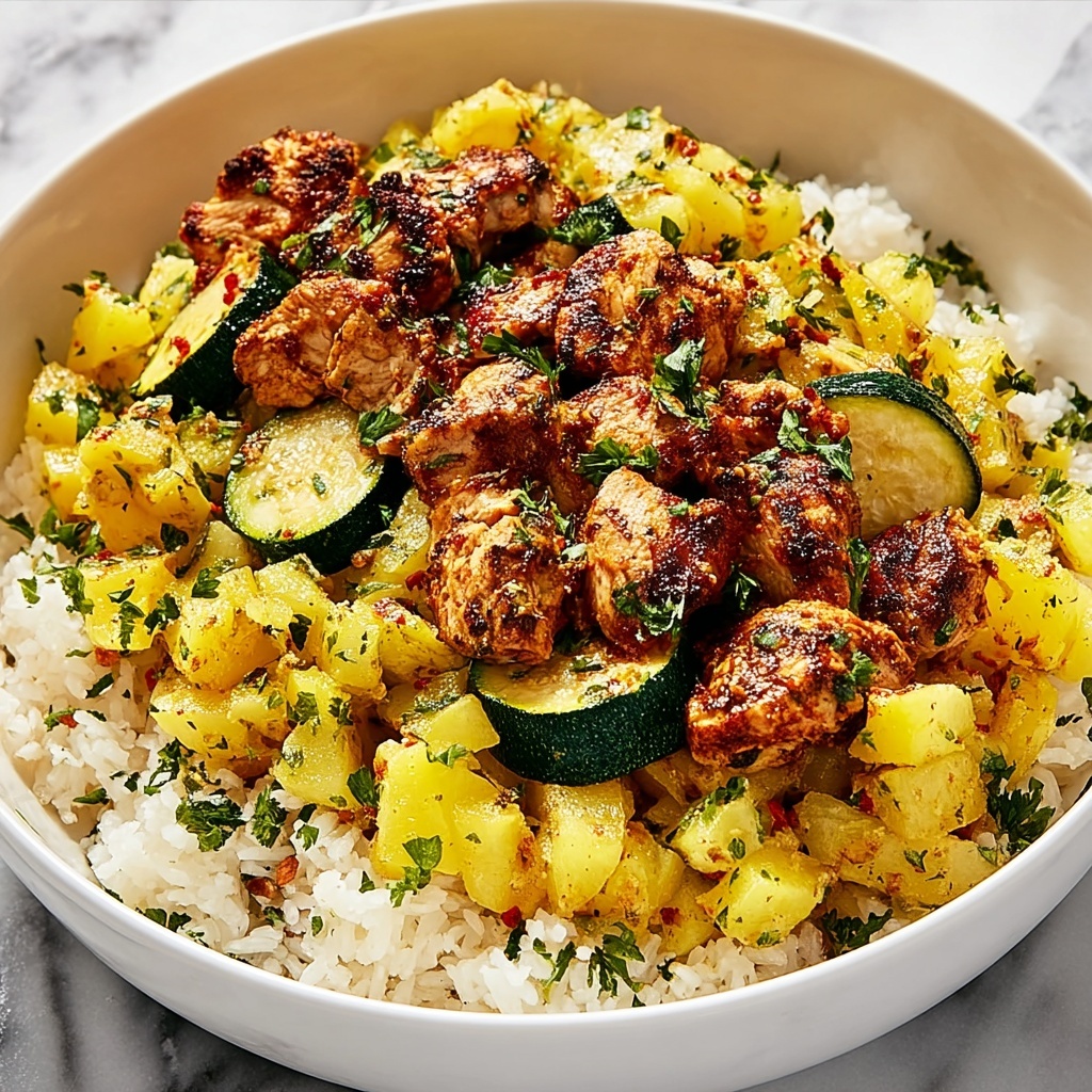 Easy Baked Chicken and Zucchini Recipe - Recipe Image