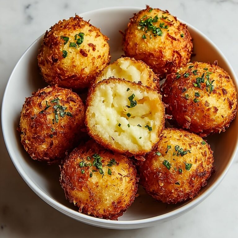 Air Fryer Cheesy Mashed Potato Balls Recipe