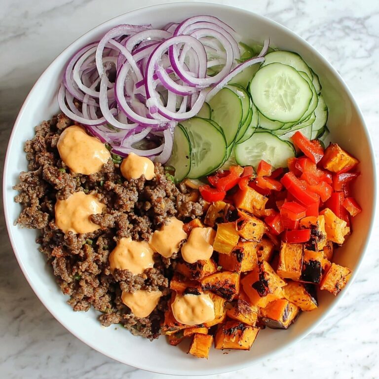 Sweet Potato Burger Bowl Recipe