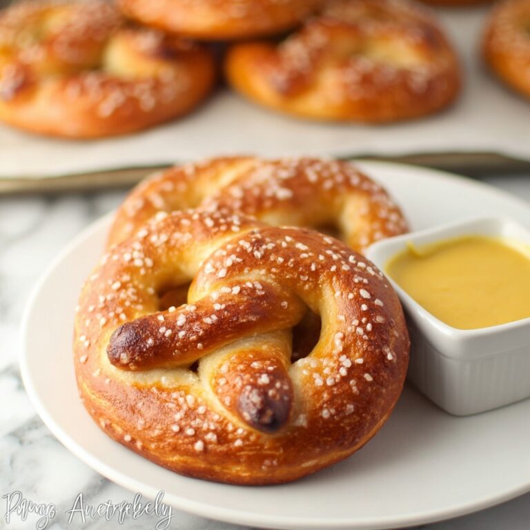 Homemade Soft Pretzels Recipe