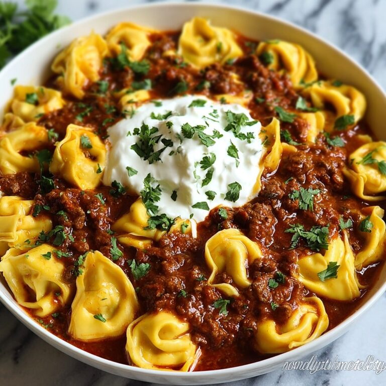 Cheesy Beef Enchilada Tortellini Recipe