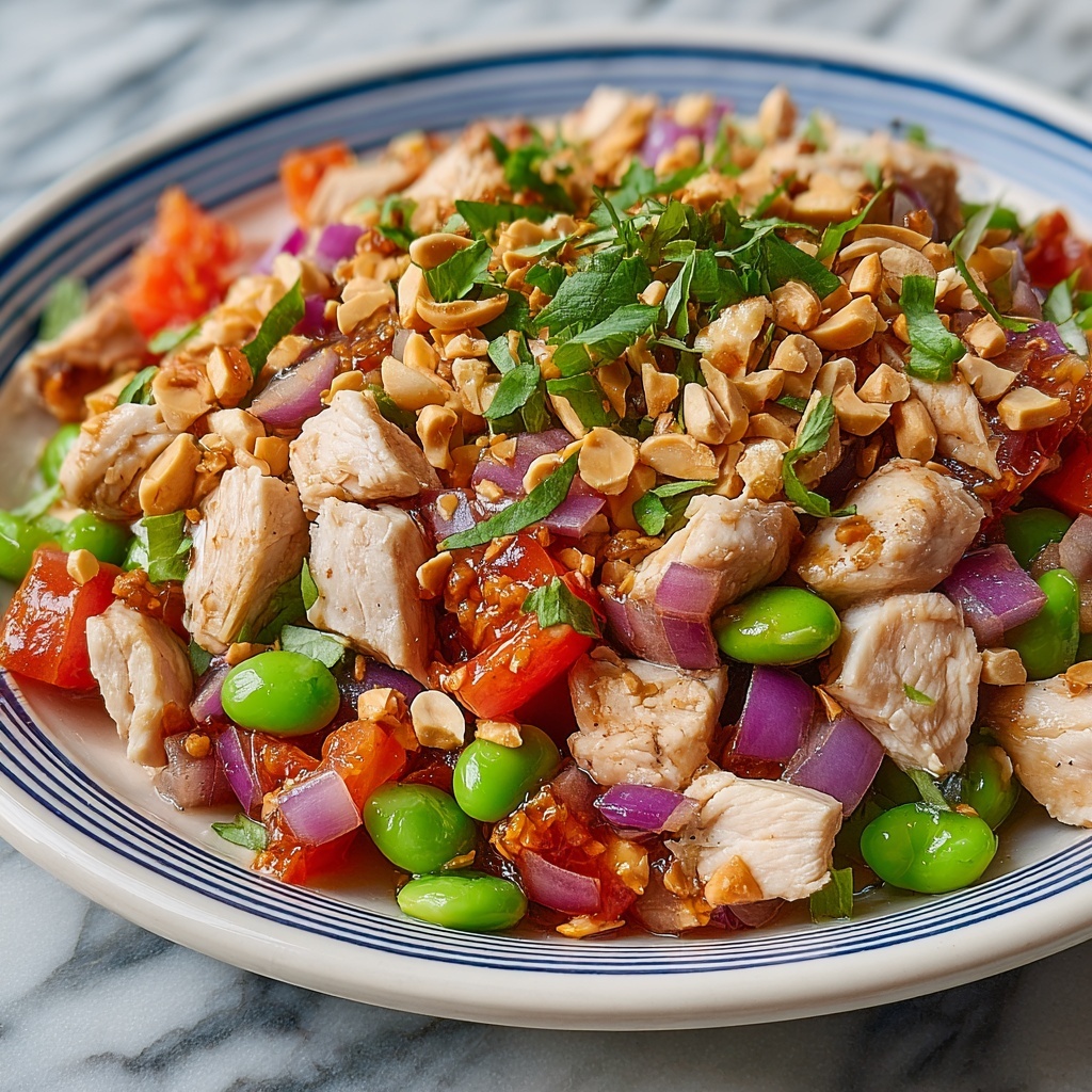 Crunchy Thai Chicken Salad Recipe - Recipe Image