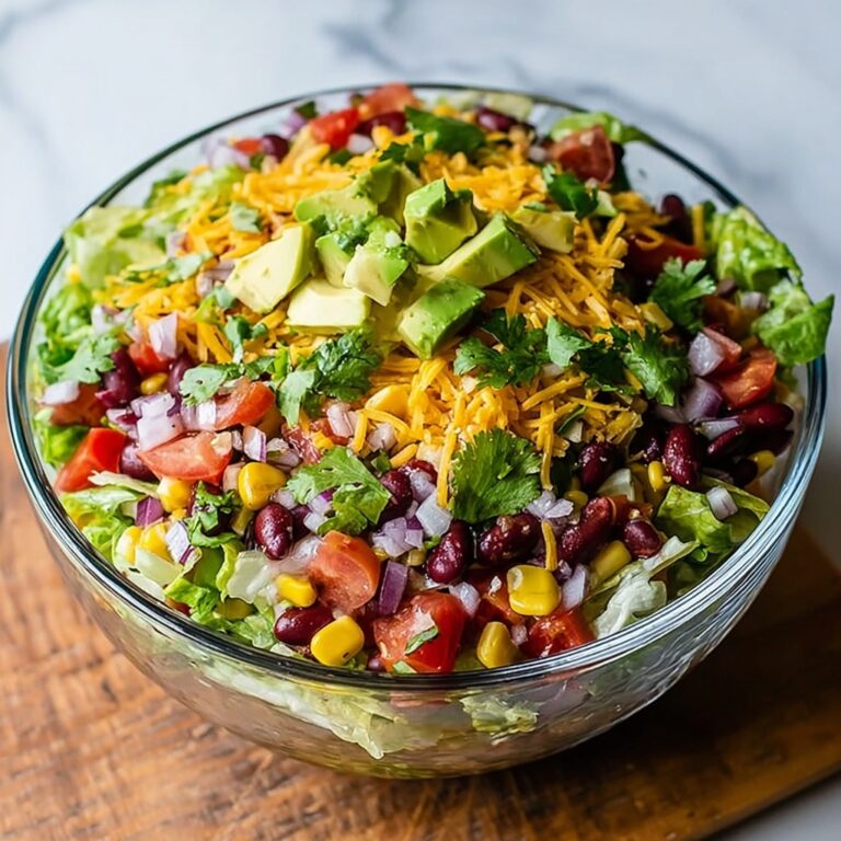 Cowboy Salad with Smokey BBQ Dressing and Fresh Veggies Recipe