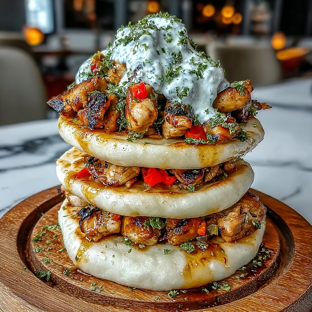 Greek Chicken Gyros with Lemon-Herb Marinade and Tzatziki Recipe - Recipe Image