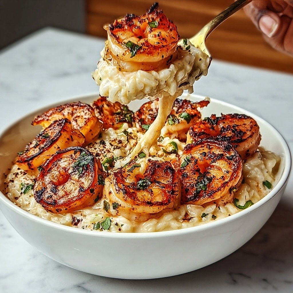 Lemon Garlic Shrimp & Orzo Bowl Recipe - Recipe Image