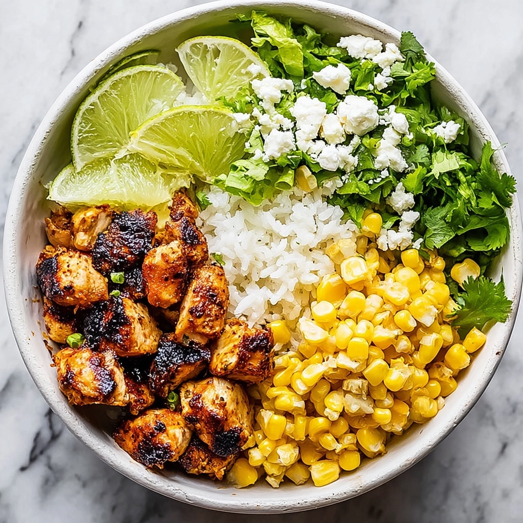 Street Corn Chicken Rice Bowl Recipe - Recipe Image