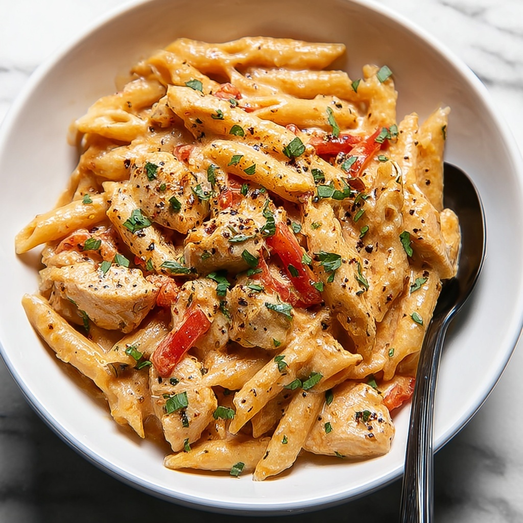 Cashew Cream Cajun Chicken Pasta - Dairy Free Recipe - Recipe Image