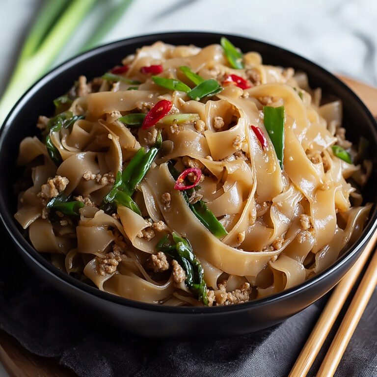 Street Style Thai Drunken Noodles Recipe