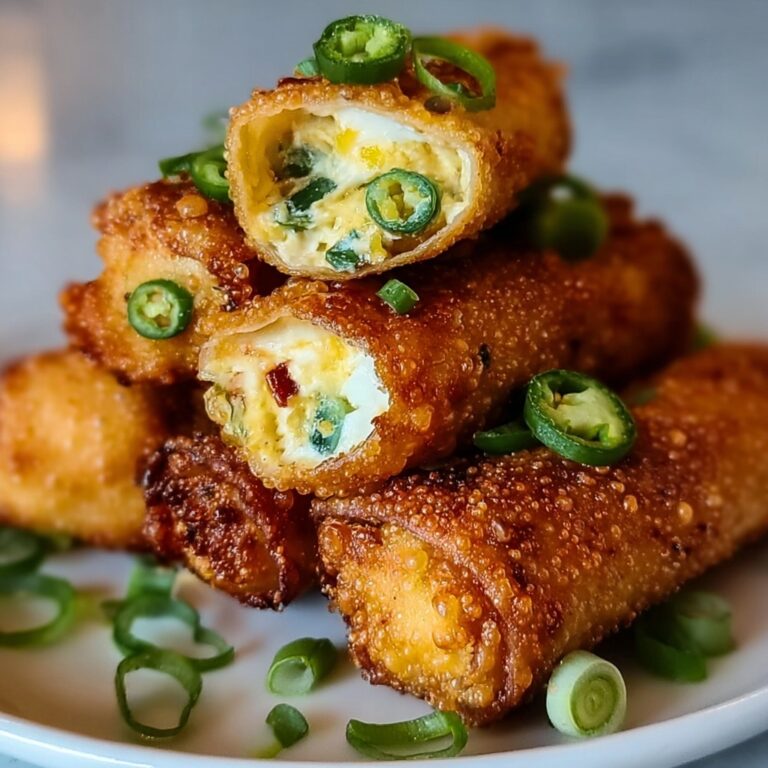 Bacon Jalapeño Eggrolls Recipe