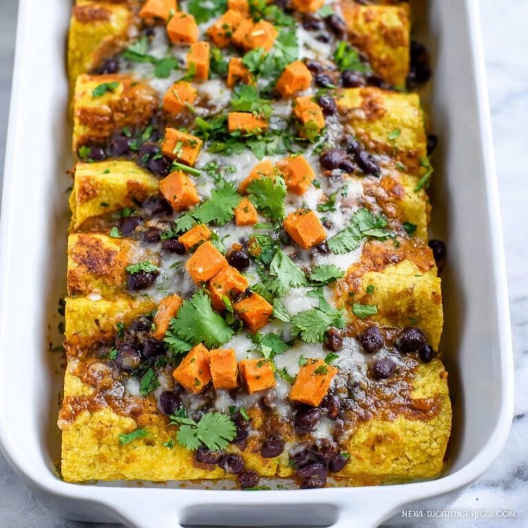 Sweet Potato Black Bean Enchiladas Recipe