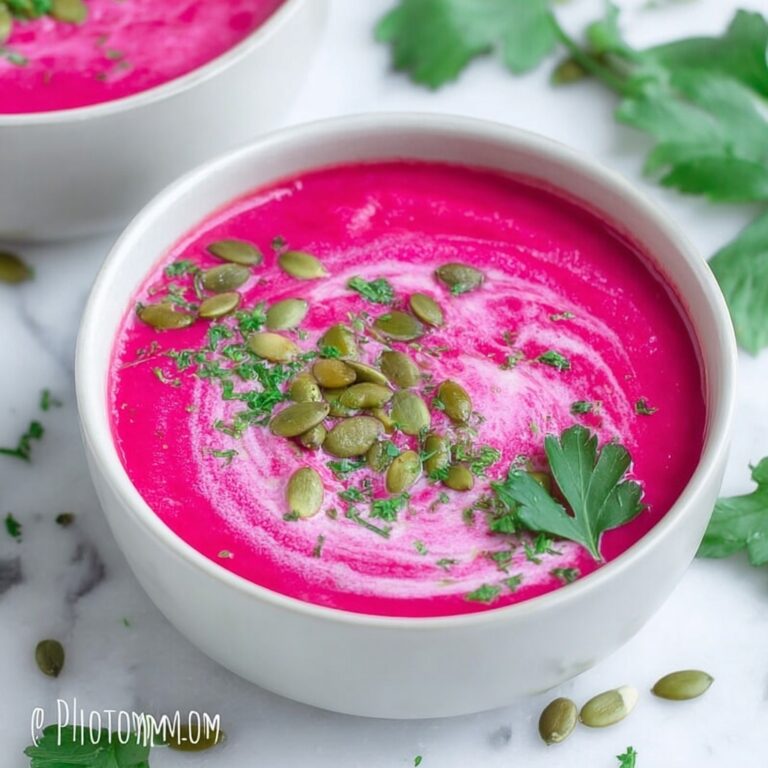 Creamy Beet Soup with Coconut Milk and Fresh Herbs Recipe