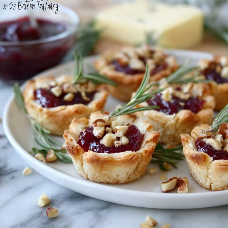 Cranberry Brie Bites Recipe