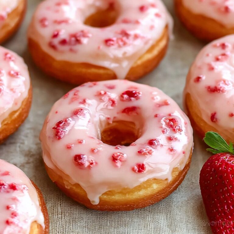 Strawberry Glazed Donuts Recipe