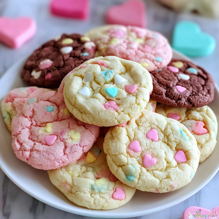 Valentine’s Day Cake Mix Cookies Recipe