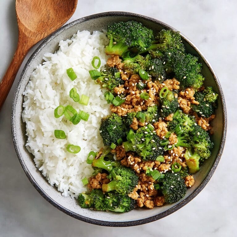 Honey Sriracha Ground Chicken and Broccoli Recipe