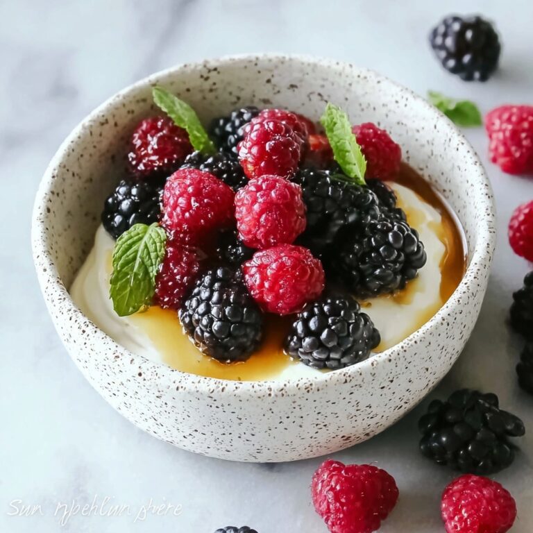 Delightful Quark with Fresh Berries and Honey Recipe