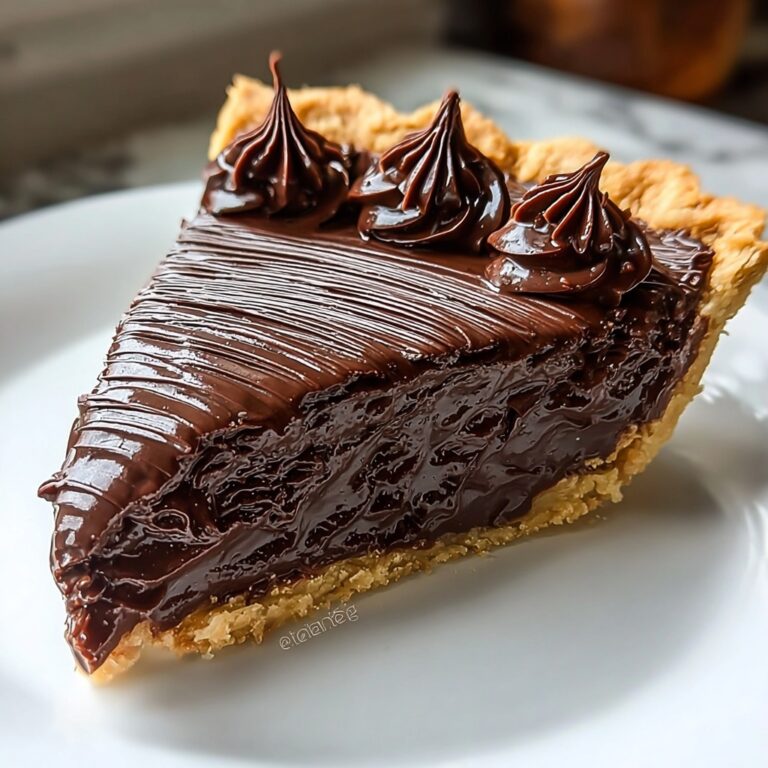 Decadent Hot Fudge Pie Recipe