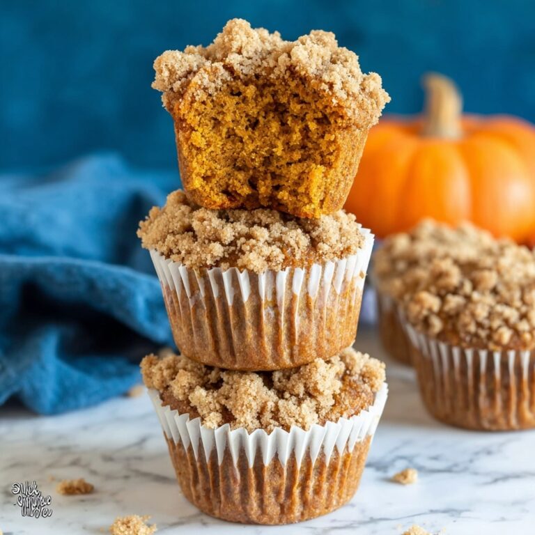 Healthy Gluten-Free Pumpkin Muffins with Streusel Topping Recipe