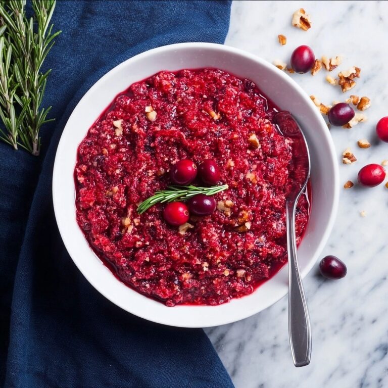 Fresh Cranberry Orange Relish Recipe