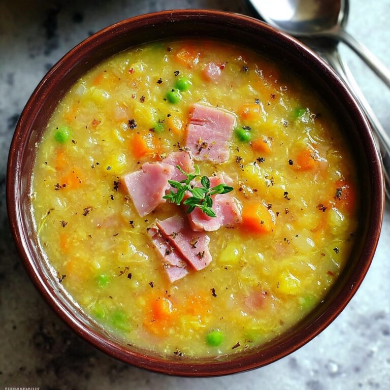 Split Pea Soup with Ham Bone Recipe