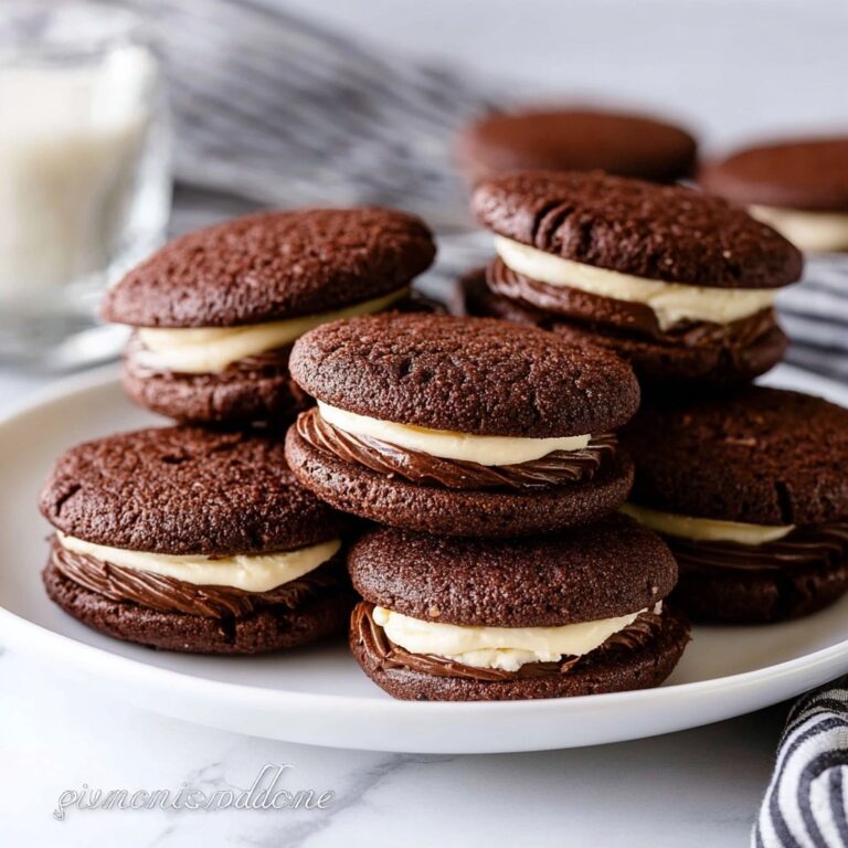 Chocolate Sandwich Cookies with Vanilla Buttercream Recipe